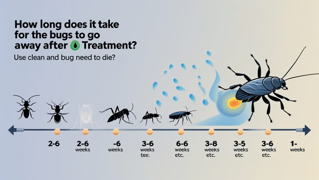 How Long After Pest Control Do Bugs Die?