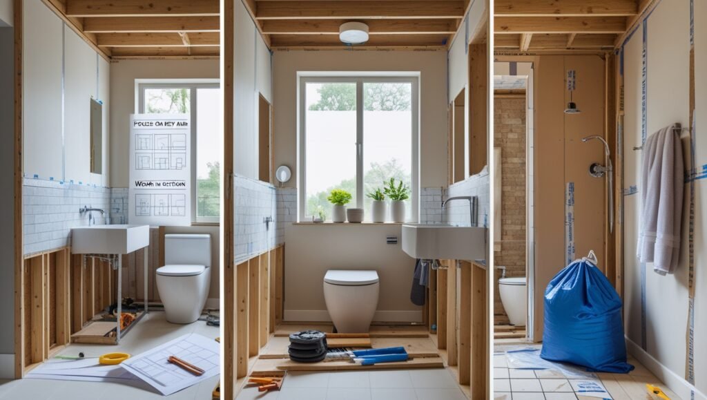 Bathroom Renovation While Living in the House