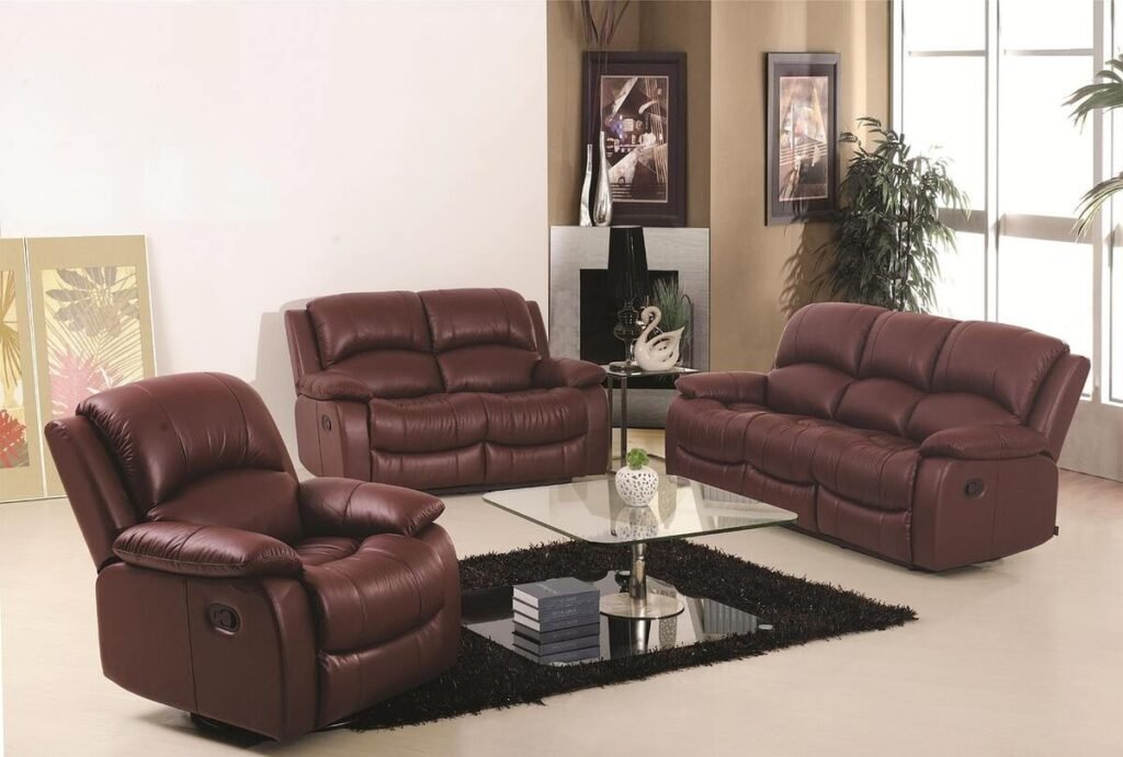 Sofa Set Leatherette 