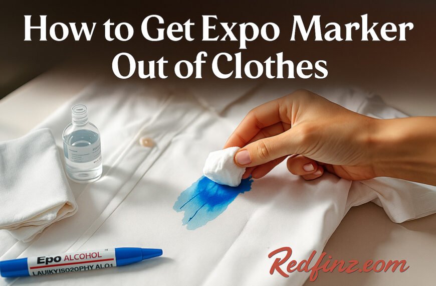 How to Get Expo Marker Out of Clothes