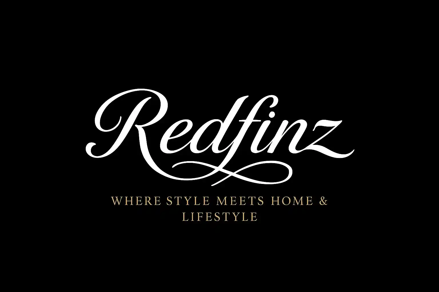 Redfinz – Where Style Meets Home & Lifestyle Redfinz logo - premium home and lifestyle brand