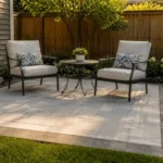 10x10 patio cost — small concrete patio in residential backyard 2026